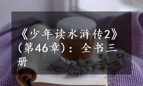 《少年读水浒传2》(第46章)：全书三册