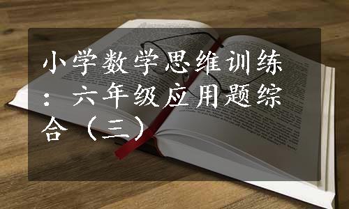 小学数学思维训练：六年级应用题综合（三）