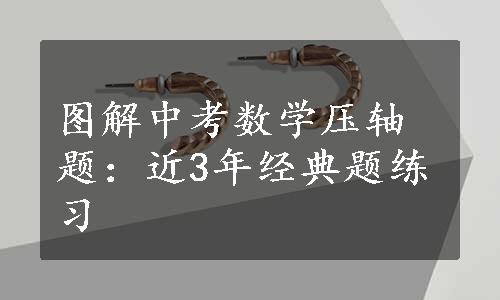 图解中考数学压轴题：近3年经典题练习