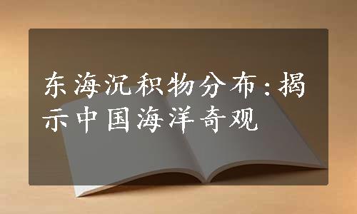 东海沉积物分布:揭示中国海洋奇观