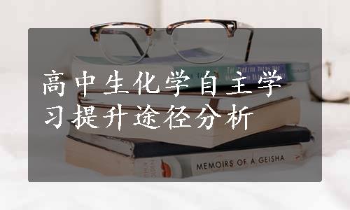 高中生化学自主学习提升途径分析