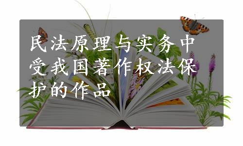 民法原理与实务中受我国著作权法保护的作品