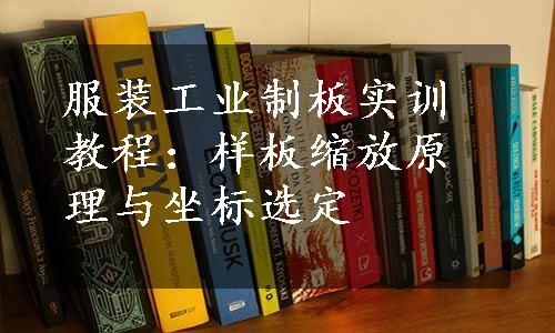 服装工业制板实训教程：样板缩放原理与坐标选定