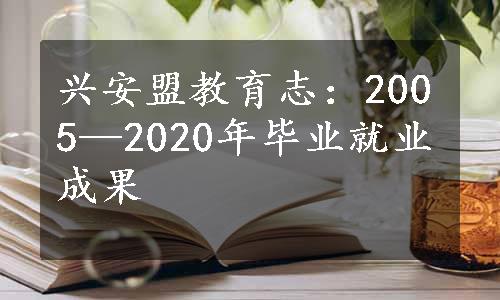 兴安盟教育志：2005—2020年毕业就业成果