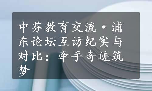 中芬教育交流·浦东论坛互访纪实与对比：牵手奇迹筑梦