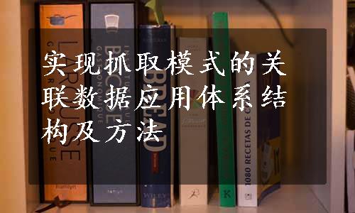 实现抓取模式的关联数据应用体系结构及方法