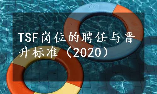 TSF岗位的聘任与晋升标准（2020）