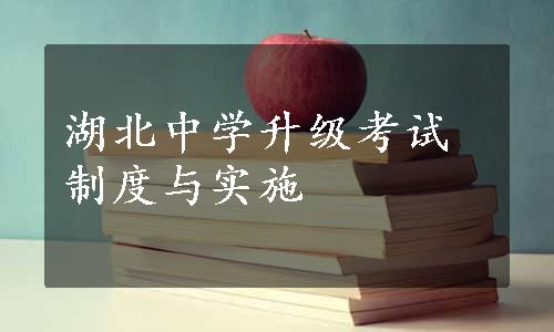 湖北中学升级考试制度与实施