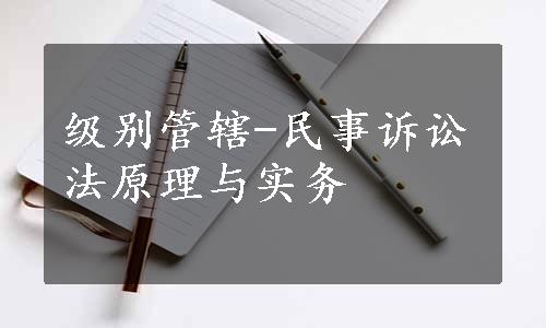 级别管辖-民事诉讼法原理与实务