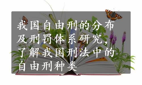 我国自由刑的分布及刑罚体系研究，了解我国刑法中的自由刑种类