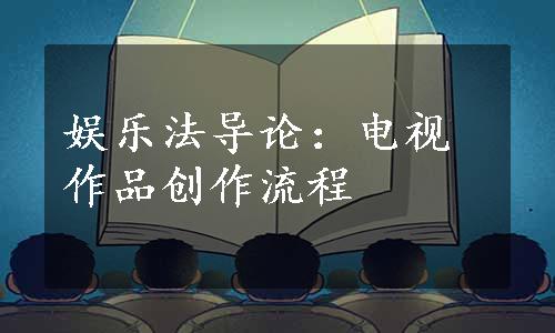 娱乐法导论：电视作品创作流程