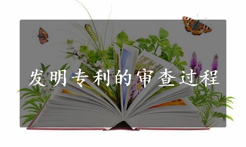 发明专利的审查过程