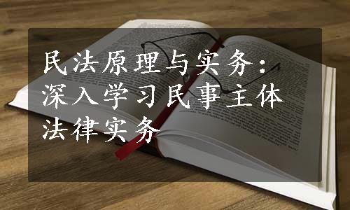 民法原理与实务：深入学习民事主体法律实务