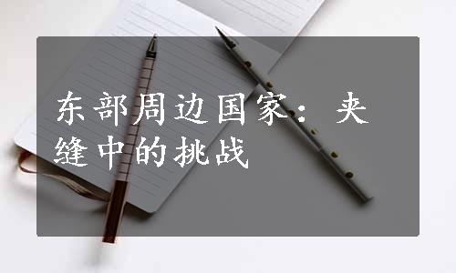 东部周边国家：夹缝中的挑战