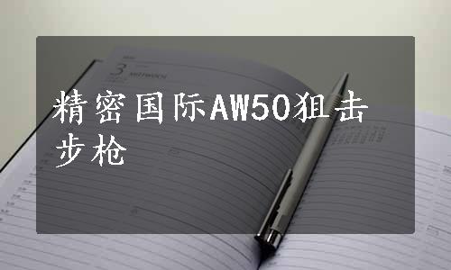 精密国际AW50狙击步枪