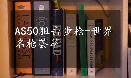 AS50狙击步枪-世界名枪荟萃