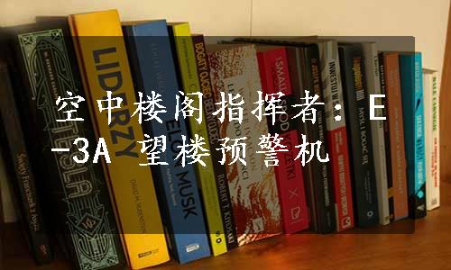 空中楼阁指挥者：E-3A 望楼预警机