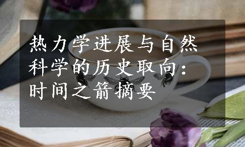 热力学进展与自然科学的历史取向：时间之箭摘要