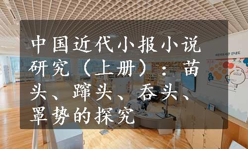 中国近代小报小说研究（上册）：苗头、蹿头、吞头、罩势的探究