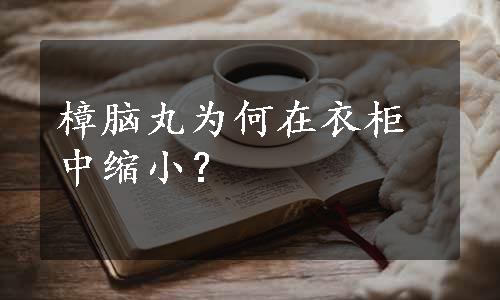 樟脑丸为何在衣柜中缩小？