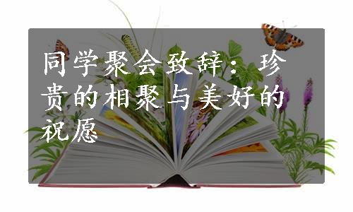 同学聚会致辞：珍贵的相聚与美好的祝愿