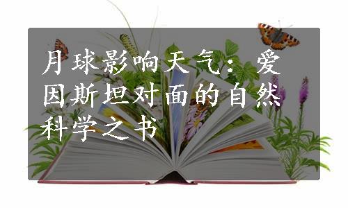 月球影响天气：爱因斯坦对面的自然科学之书