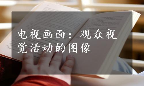 电视画面：观众视觉活动的图像