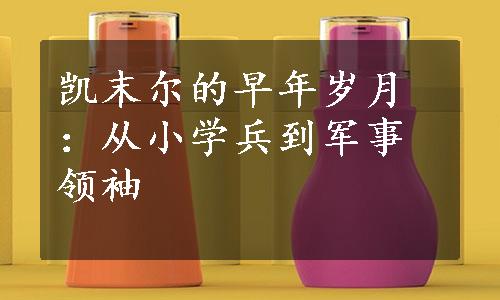 凯末尔的早年岁月：从小学兵到军事领袖