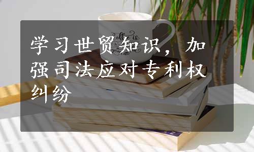 学习世贸知识，加强司法应对专利权纠纷