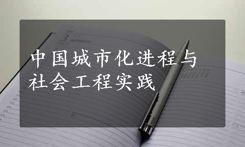 中国城市化进程与社会工程实践