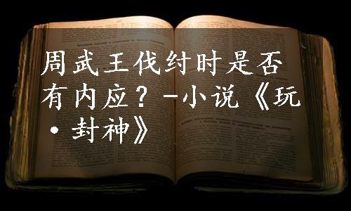 周武王伐纣时是否有内应？-小说《玩·封神》