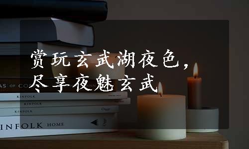 赏玩玄武湖夜色，尽享夜魅玄武