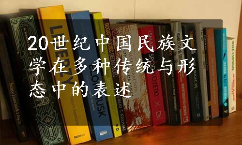 20世纪中国民族文学在多种传统与形态中的表述