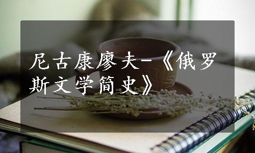 尼古康廖夫-《俄罗斯文学简史》