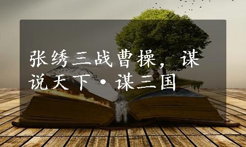 张绣三战曹操，谋说天下·谋三国